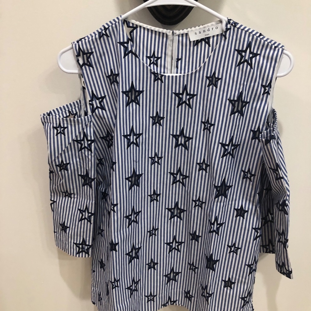 Sandro top and belt
